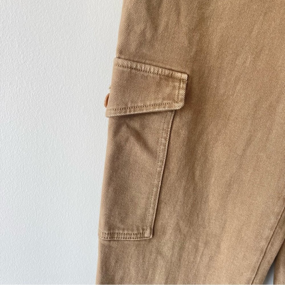❌SOLD❌ Wilfred Free Modern Cargo Pant High-waisted cargo pants brown size 8 - Picture 8 of 15